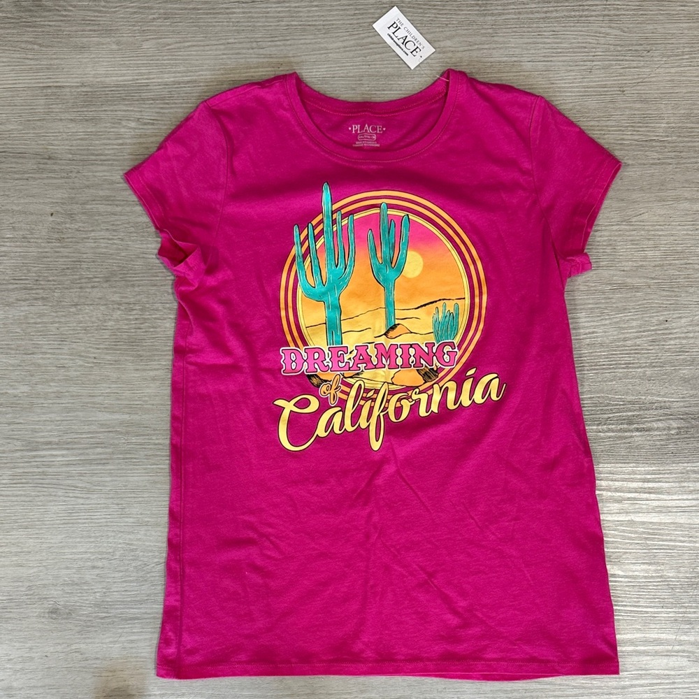 nwt // the children’s place dreaming of California graphic girls xxl 16 tee